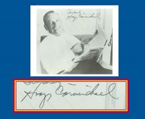 Hoagy Carmichael Signed Photo - Autograph - SOLD